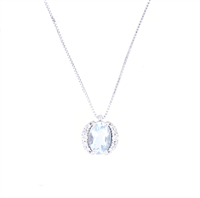 Collana Bliss Donna Bl le favole in Oro bianco Acquamarina 20117020